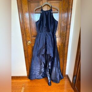 Lulus | High-Low Navy Blue Dress